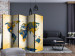 Room Divider Map of the World - Sun and sky II (5-piece) - world map in yellow 132632 additionalThumb 4
