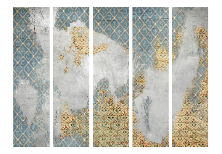 Room Divider Traces of the Past II (5-piece) - retro composition with ornaments 133432 additionalImage 3