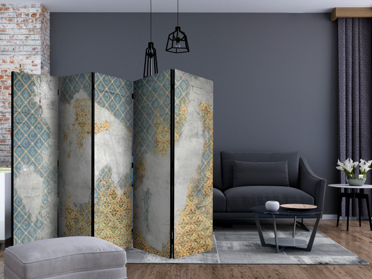 Room Divider Traces of the Past II (5-piece) - retro composition with ornaments 133432 additionalImage 4