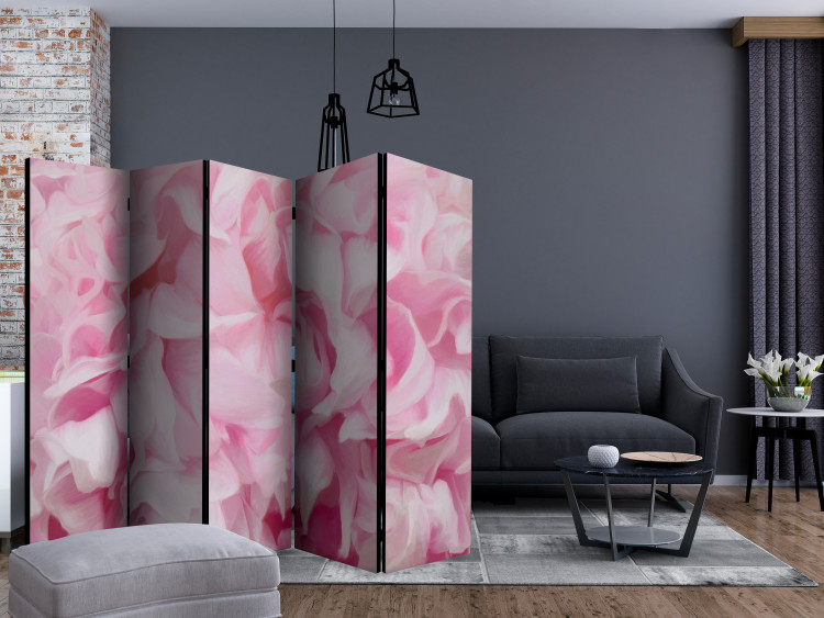 Room Divider Azalea (Pink) II - velvety composition of pink flower petals 133932 additionalImage 4