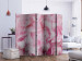 Room Divider Azalea (Pink) II - velvety composition of pink flower petals 133932 additionalThumb 2
