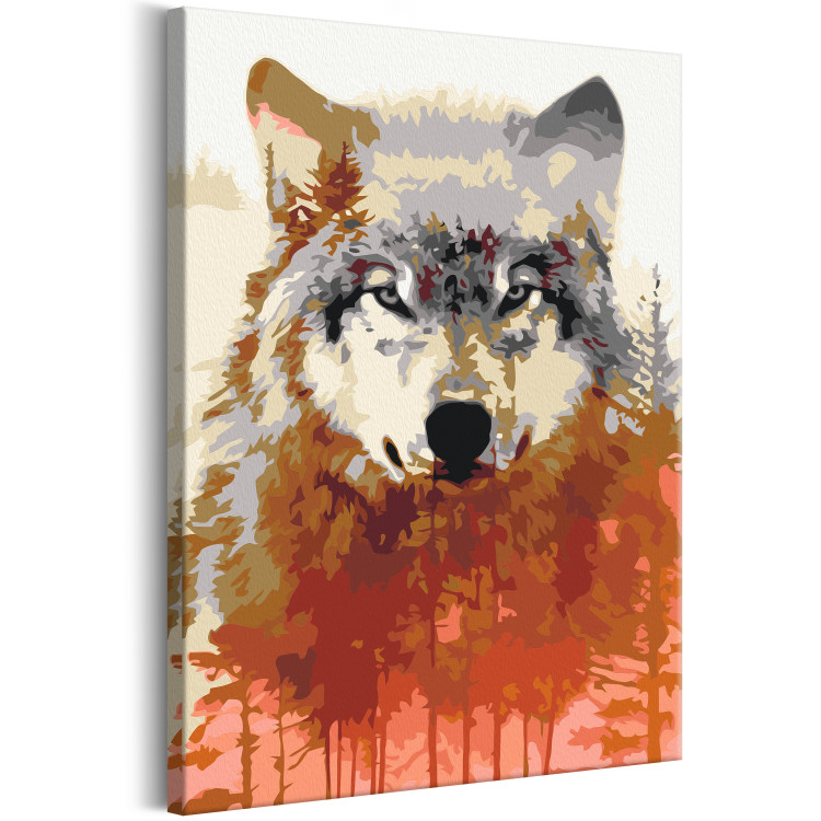 Paint by Number Kit Wolf and Forest 134632 additionalImage 6