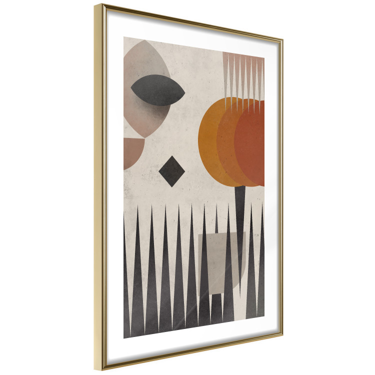 Wall Poster Sun Behind Mountains - colorful geometric figures in an abstract style 134832 additionalImage 7