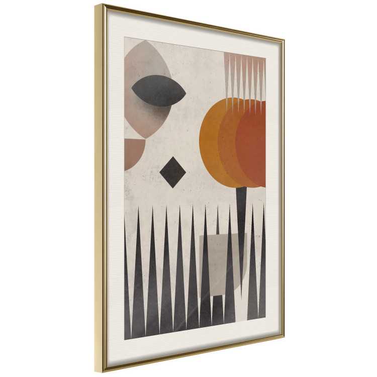 Wall Poster Sun Behind Mountains - colorful geometric figures in an abstract style 134832 additionalImage 3