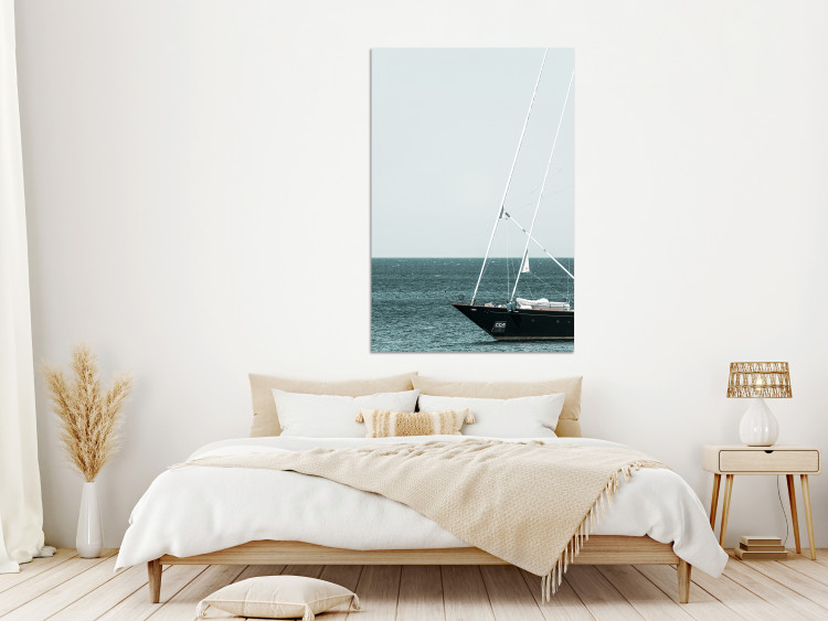 Canvas Mediterranean Expedition (1-piece) Vertical - landscape with a sailboat 135832 additionalImage 3