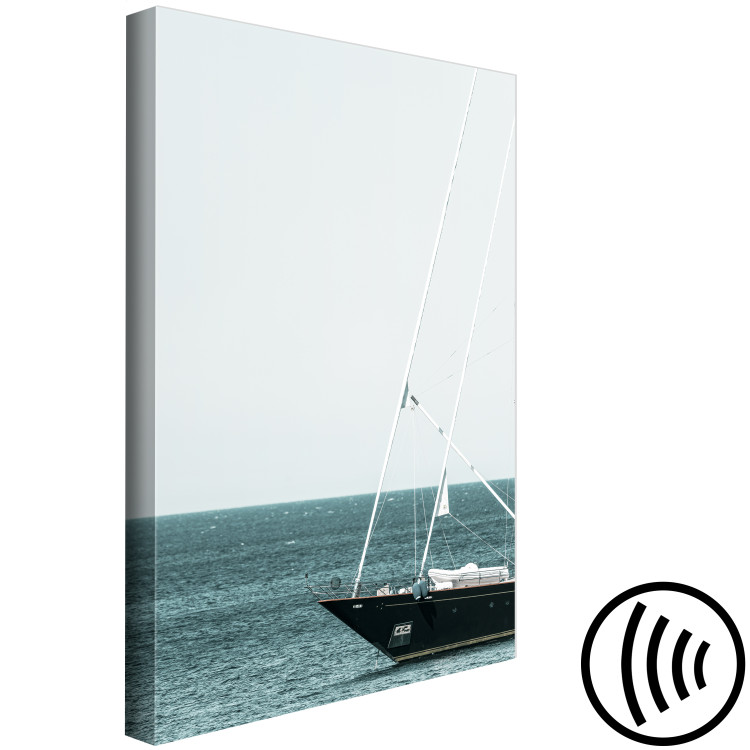 Canvas Mediterranean Expedition (1-piece) Vertical - landscape with a sailboat 135832 additionalImage 6
