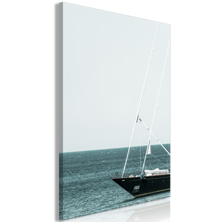 Canvas Mediterranean Expedition (1-piece) Vertical - landscape with a sailboat 135832 additionalImage 2