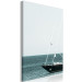 Canvas Mediterranean Expedition (1-piece) Vertical - landscape with a sailboat 135832 additionalThumb 2