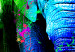 Large canvas print Colorful Elephants [Large Format] 136432 additionalThumb 3