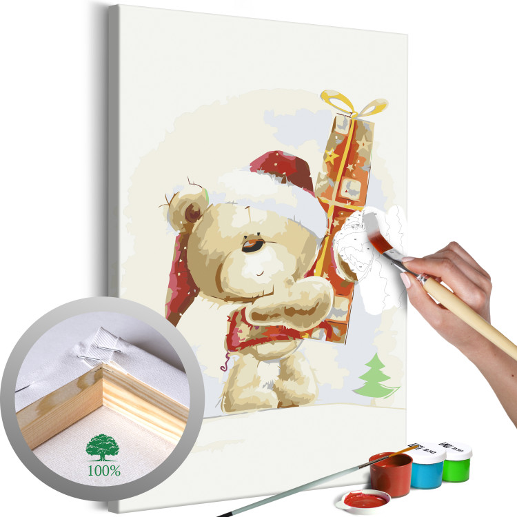 Paint by Number Kit Bear Claus 138332