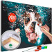 Paint by Number Kit Underwater Dog 138432