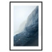 Wall Poster Misty Statue - landscape of rocky cliffs above water in thick fog 138732 additionalThumb 16