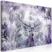 Canvas Print Deer in Violet (1-piece) Wide - abstraction with animal 142532 additionalThumb 2