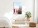 Canvas Art Print Miami Cactus (1-piece) - pink architecture in a holiday landscape 144332 additionalThumb 3