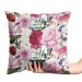 Decorative Velor Pillow Spring perfume - peony and rose flowers in Provencal style 147132 additionalThumb 2