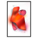 Wall Poster Neon Abstraction - Shapes in Shades of Juicy Red and Pink 149732 additionalThumb 22