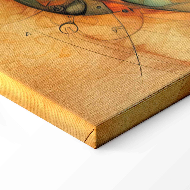 Canvas Art Print Abstract Pattern - Composition in the Style of Leonardo Da Vinci 151032 additionalImage 6