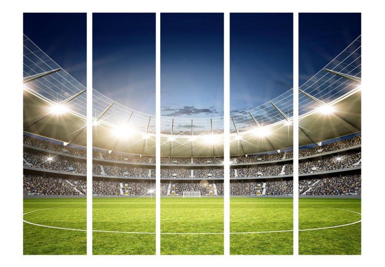 Room Divider Football Stadium - Turf and Stands Before the Game II [Room Dividers]. 152032 additionalImage 3