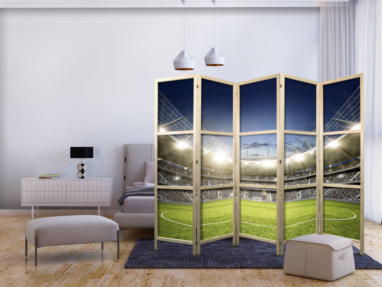 Room Divider Football Stadium - Turf and Stands Before the Game II [Room Dividers]. 152032 additionalImage 8