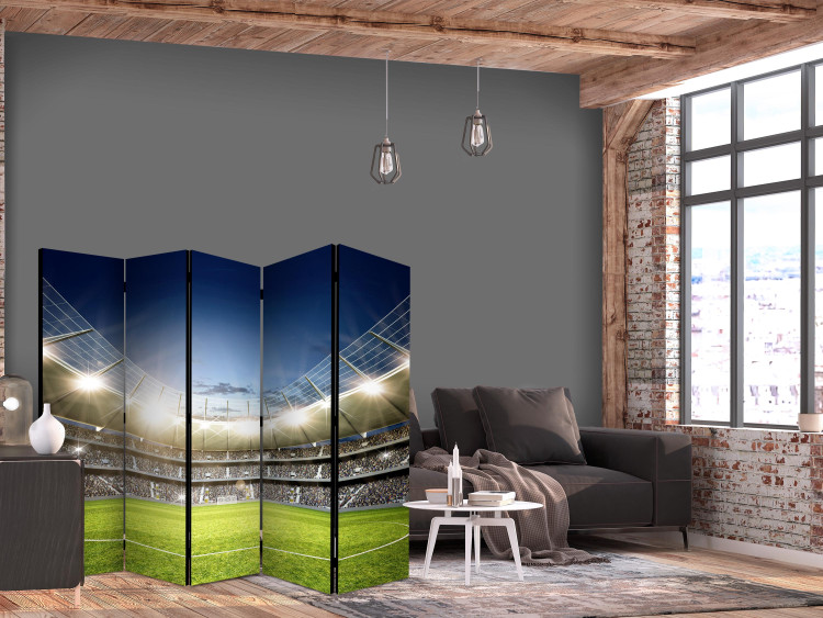 Room Divider Football Stadium - Turf and Stands Before the Game II [Room Dividers]. 152032 additionalImage 4