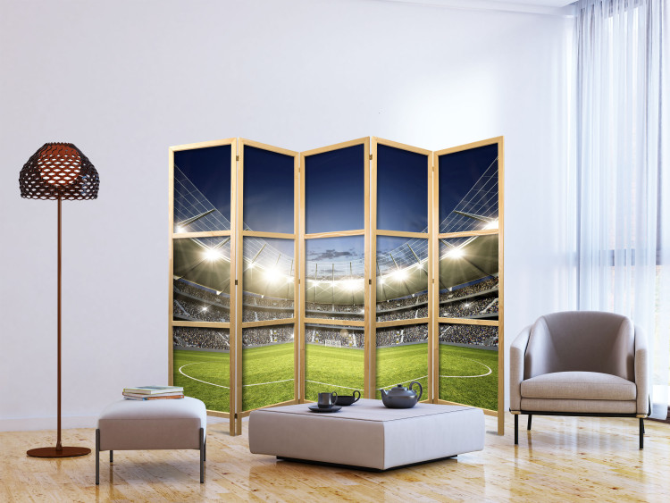 Room Divider Football Stadium - Turf and Stands Before the Game II [Room Dividers]. 152032 additionalImage 6