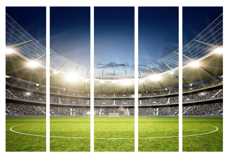 Room Divider Football Stadium - Turf and Stands Before the Game II [Room Dividers]. 152032 additionalImage 7
