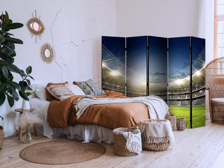 Room Divider Football Stadium - Turf and Stands Before the Game II [Room Dividers]. 152032 additionalImage 2