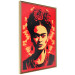 Wall Poster Portrait of Frida - A Poster-Like Representation of the Painter on a Red Background 152232 additionalThumb 6