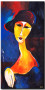 Canvas Cobalt lady 49132