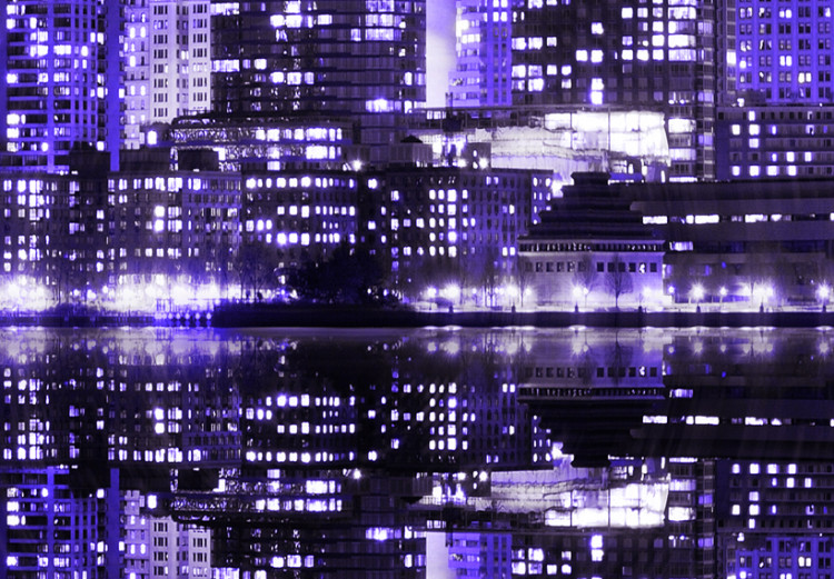 Canvas Art Print Electrifying violet Manhattan 58332 additionalImage 5
