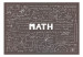Photo Wallpaper Mathematics - blackboard with writing and mathematical formulas for a room 90332 additionalThumb 1