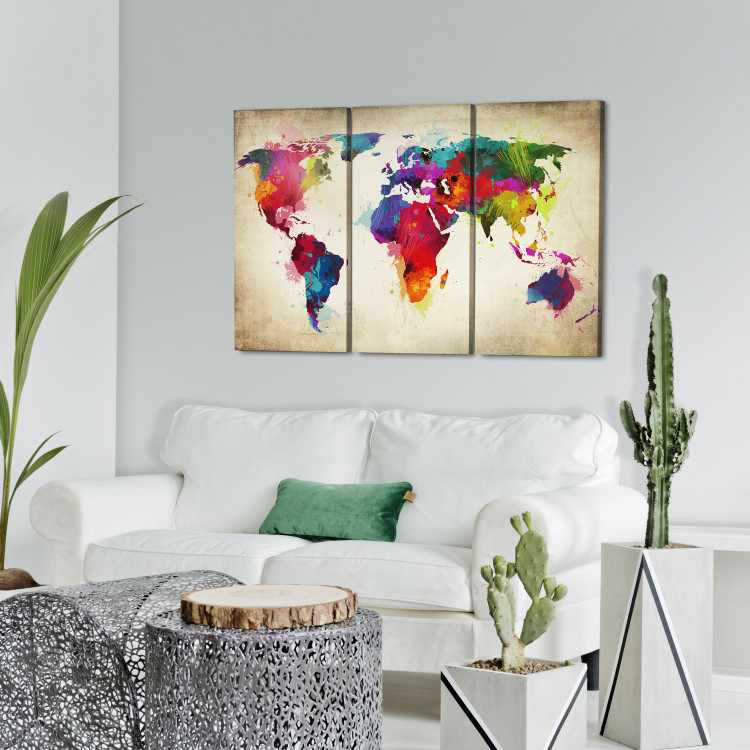 Cork Pinboard Rainbow continents [Cork Map] 92132 additionalImage 6