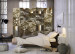 Room Separator Aurea Mediocritas II - metallic texture with a motif of golden glow 95432 additionalThumb 4