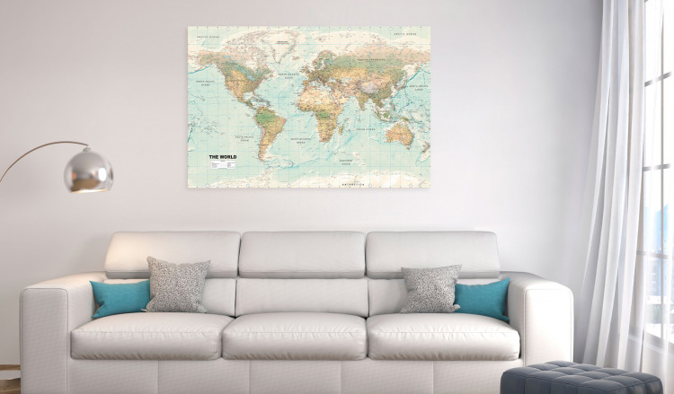 Decorative Pinboard World Map: Beautiful World [Cork Map] 98032 additionalImage 3