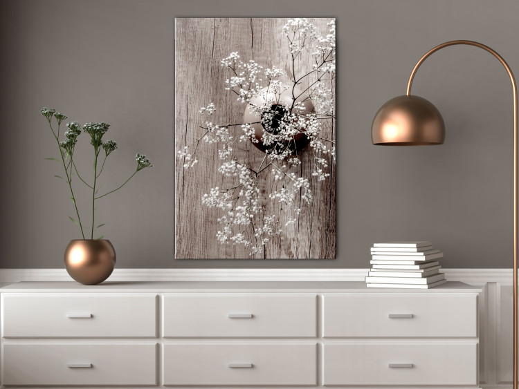 Canvas Print Dried Flowers (1 Part) Vertical 114942 additionalImage 3
