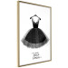 Wall Poster Little Black Dress - black and white composition with English texts 116442 additionalThumb 5