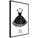 Wall Poster Little Black Dress - black and white composition with English texts 116442 additionalThumb 10