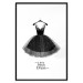 Wall Poster Little Black Dress - black and white composition with English texts 116442 additionalThumb 17