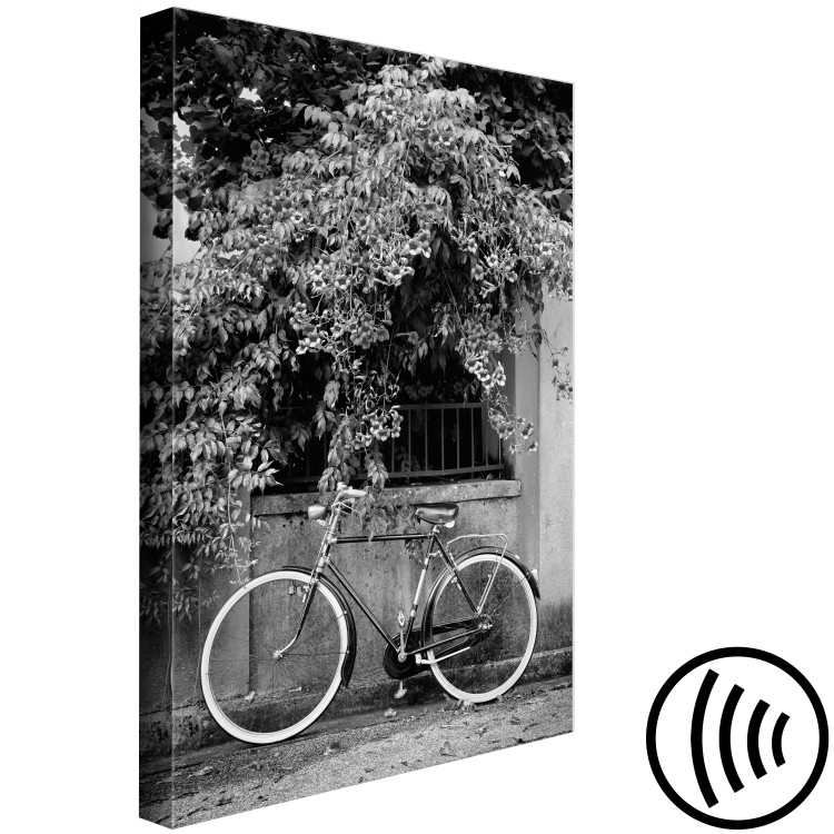 Canvas Art Print Bicycle and Flowers (1 Part) Vertical 117742 additionalImage 6