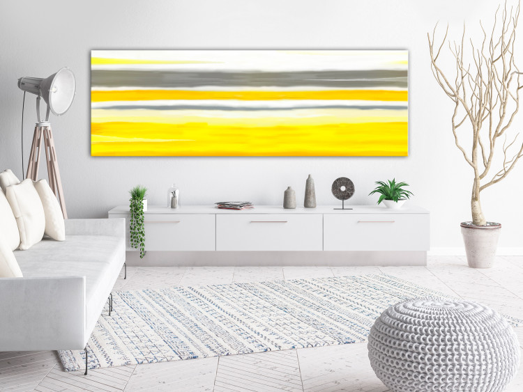 Canvas Print Artist's Paints (1-part) - Yellow Inspirations in Abstract Art 117942 additionalImage 3