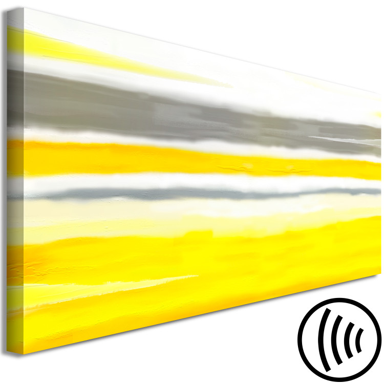 Canvas Print Artist's Paints (1-part) - Yellow Inspirations in Abstract Art 117942 additionalImage 6