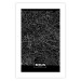 Wall Poster Dark Map of Berlin - black and white composition with the German city 118142 additionalThumb 25