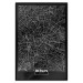 Wall Poster Dark Map of Berlin - black and white composition with the German city 118142 additionalThumb 18