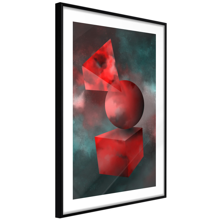 Poster Geometric Cosmos - colorful abstraction with geometric figures 118942 additionalImage 11