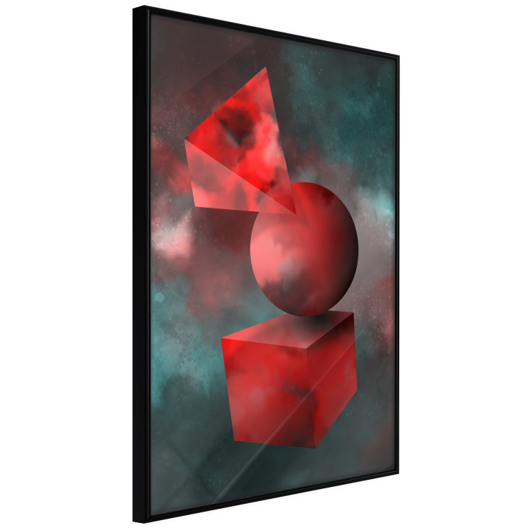 Poster Geometric Cosmos - colorful abstraction with geometric figures 118942 additionalImage 10