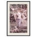 Wall Poster Romantic Ambush - woman against the backdrop of angelic figures in a retro style 122642 additionalThumb 21