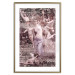 Wall Poster Romantic Ambush - woman against the backdrop of angelic figures in a retro style 122642 additionalThumb 16