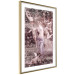 Wall Poster Romantic Ambush - woman against the backdrop of angelic figures in a retro style 122642 additionalThumb 8