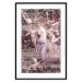 Wall Poster Romantic Ambush - woman against the backdrop of angelic figures in a retro style 122642 additionalThumb 27