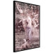 Wall Poster Romantic Ambush - woman against the backdrop of angelic figures in a retro style 122642 additionalThumb 12